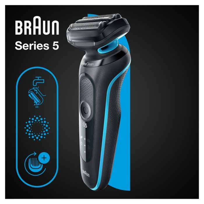 Електробритва Braun Series 5 51-M1000s BLACK / MINT зображення 3
