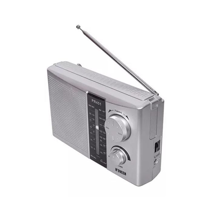 Портативний радіоприймач N'oveen PR451 Silver (RL072909) зображення 2