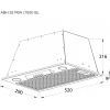 Вытяжка кухонная Pyramida ABH 52 PBA (1150) BL изображение 5