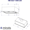 Вытяжка кухонная Minola HBI 5627 GR 1000 LED изображение 10