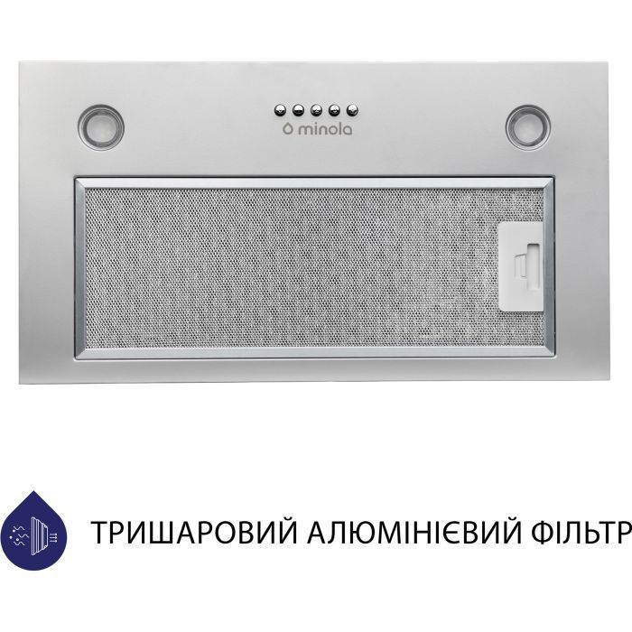 Витяжка кухонна Minola HBI 5627 WH 1000 LED зображення 2