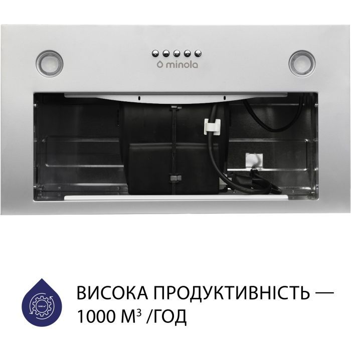 Витяжка кухонна Minola HBI 5627 WH 1000 LED зображення 3