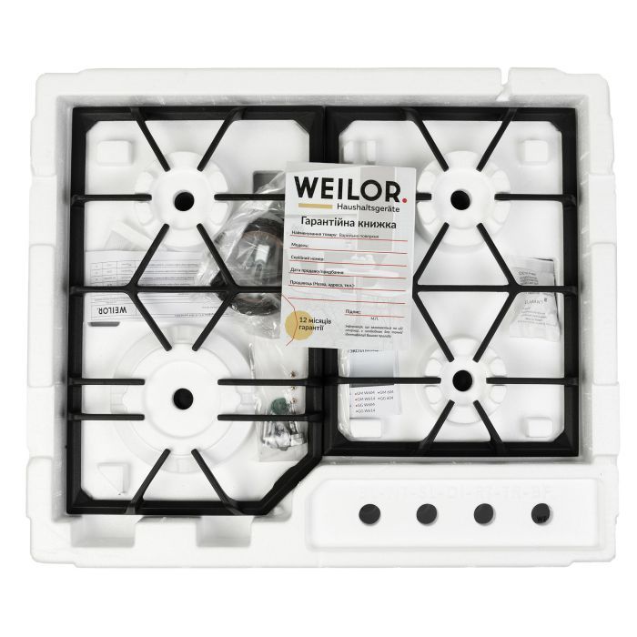 Варочна поверхня Weilor GM 604 SS зображення 9