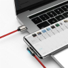 Дата кабель USB 3.1 AM to Type-C 1.0m CATCS 66W 90 Legend Series Elbow Red Baseus (CACS000409) зображення 3