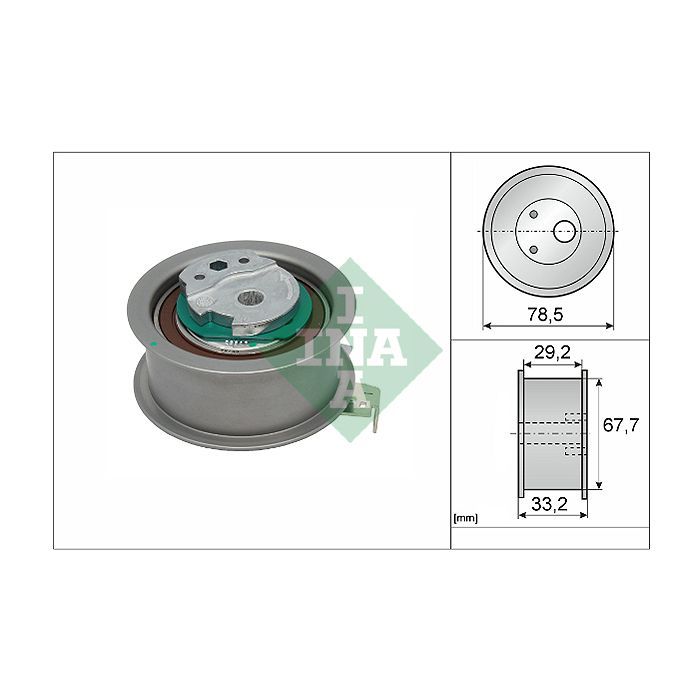 Ролик натяжителя ремня INA 531 0927 10