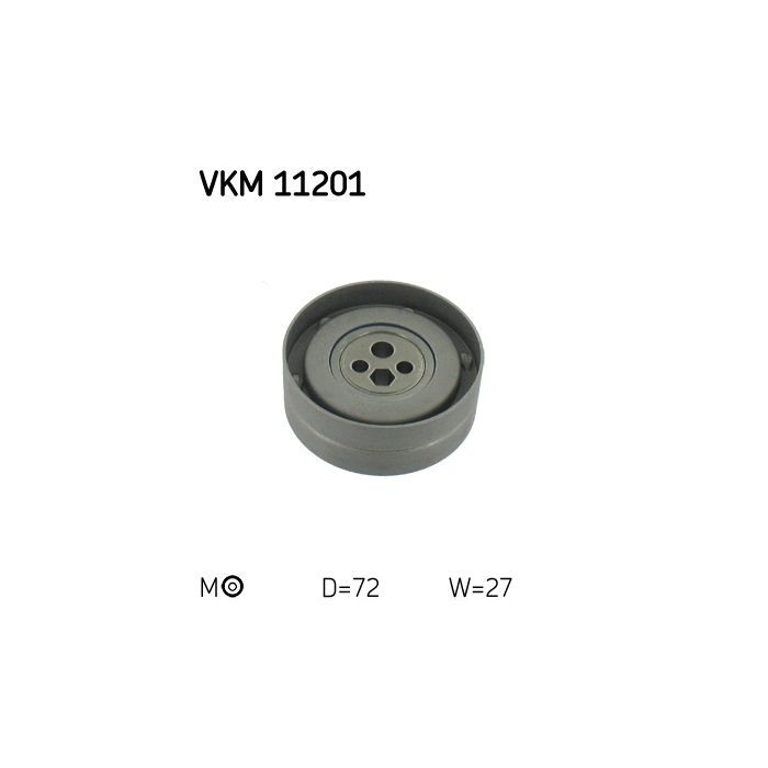 Ролик натягувача ременя SKF VKM 11201