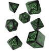 Набор кубиков для настольных игр Q-Workshop Call of Cthulhu 7th Edition Black green Dice Set (7 шт) (SCTR21)