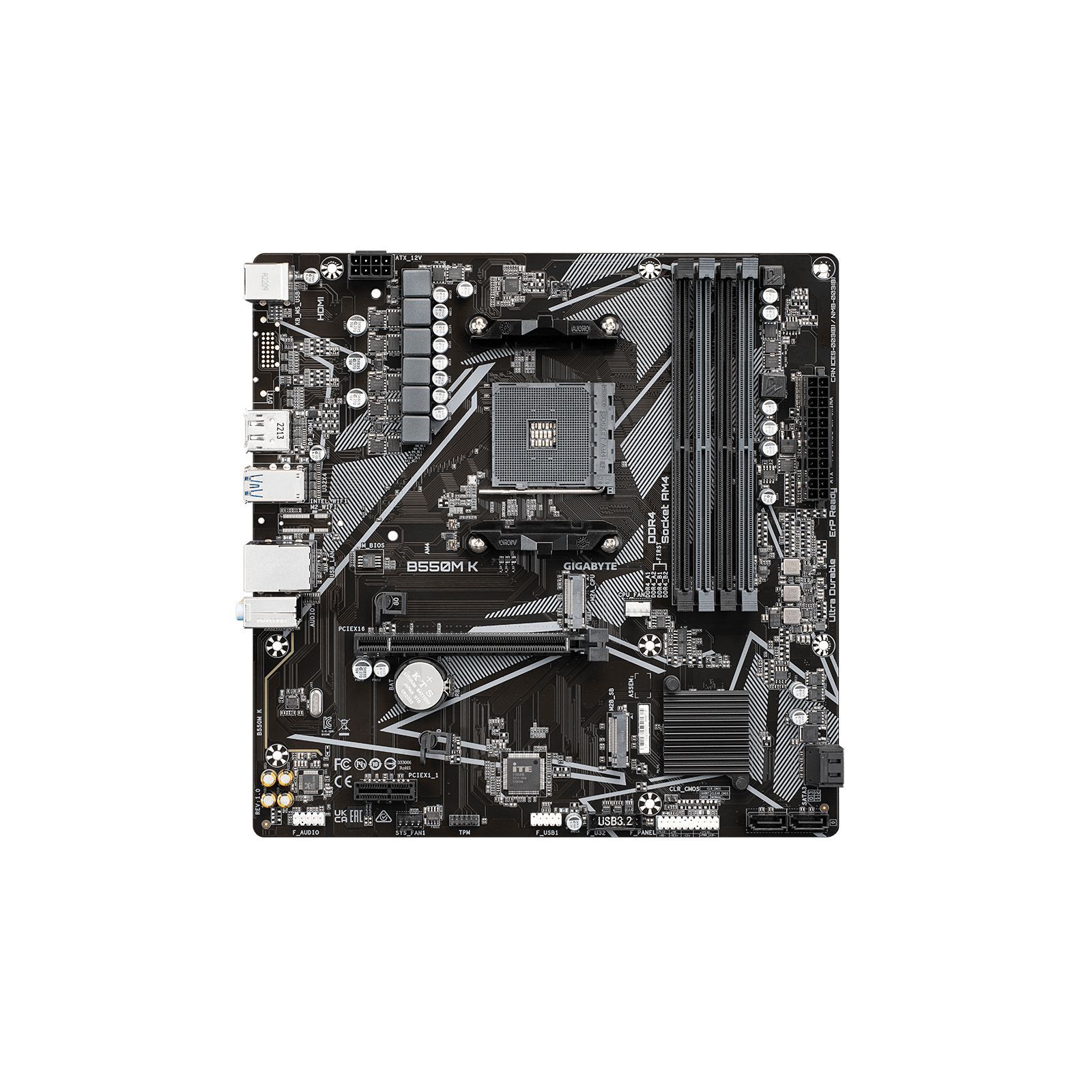 ᐈ Купить материнскую плату GIGABYTE B550M K в Киеве и Украине