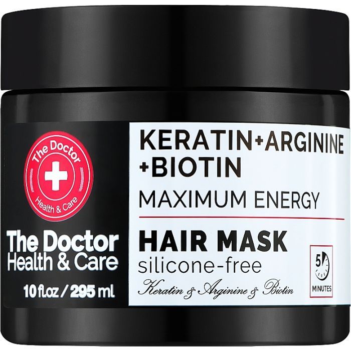 Маска для волосся The Doctor Health & Care Keratin + Arginine + Biotin Maximum Energy 946 мл (8588006041644)