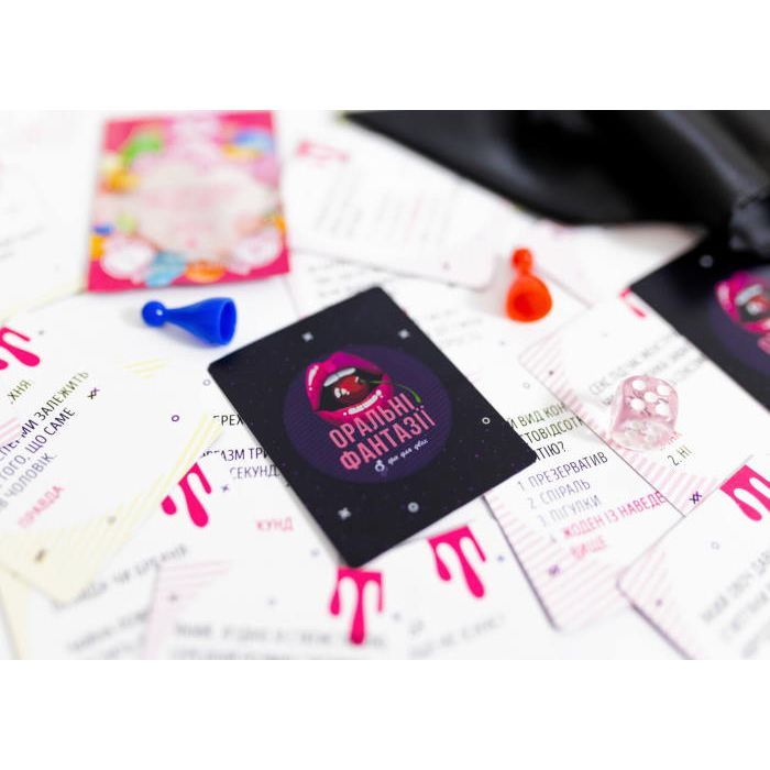 Настільна гра 18+ Fun Games Shop Оральні Фантазії, українська (FGS49) зображення 4