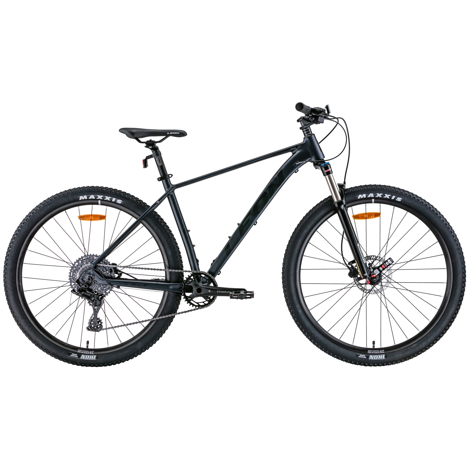 Велосипед Leon 29" TN-50 AM Hydraulic Lock Out HDD рама-21" 2022 Grey/Black (OPS-LN-29-133)