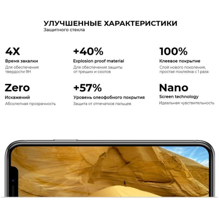 Скло захисне Armorstandart Pro Huawei Y6 2019 Black (ARM56671) зображення 4