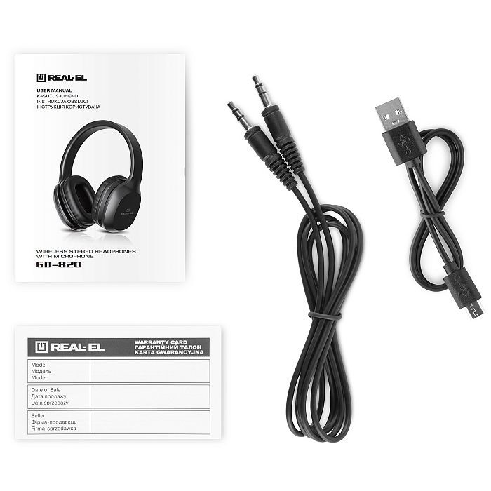 Наушники REAL-EL GD-820 Black (EL124100051) изображение 9