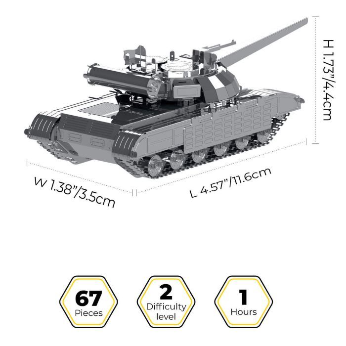 Конструктор Metal Time колекційна модель Bulat T-64 (MT059) зображення 2