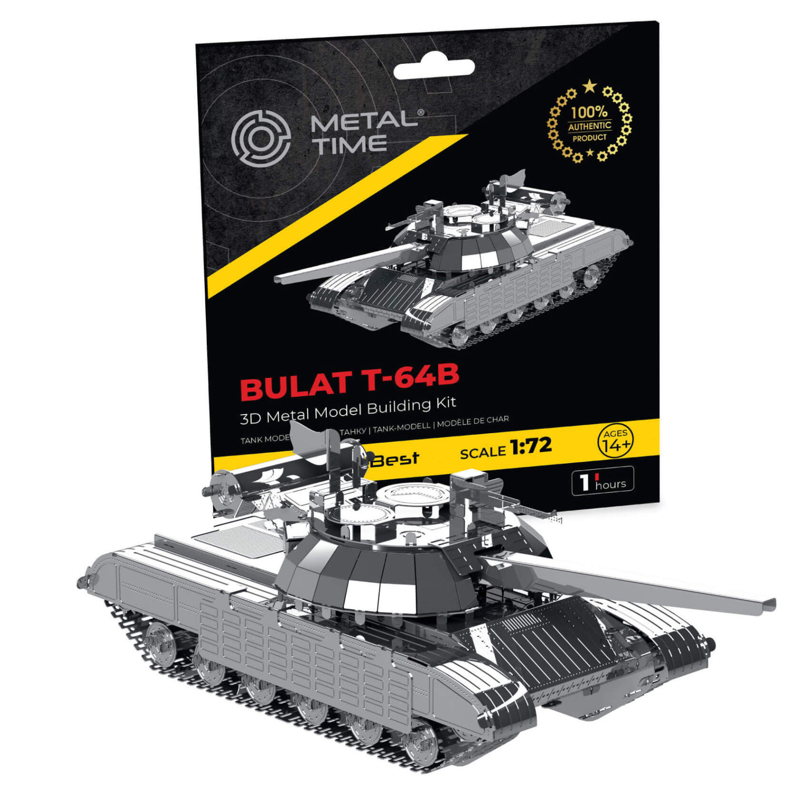 Конструктор Metal Time коллекционная модель Bulat T-64 (MT059)