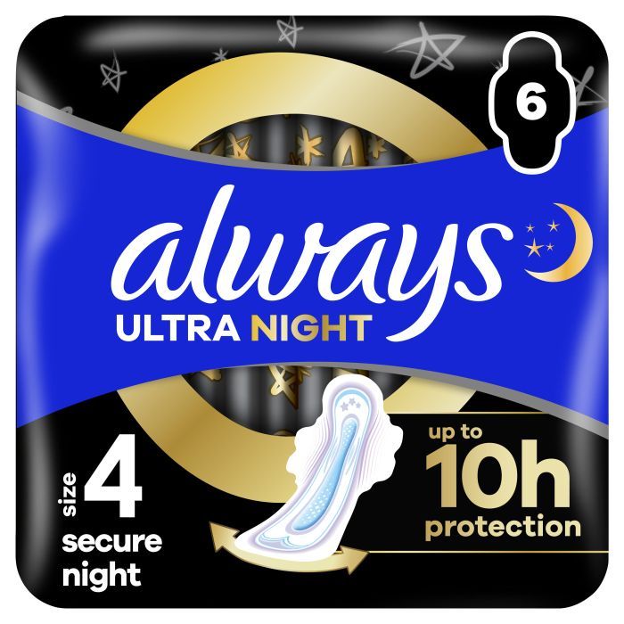 Гигиенические прокладки Always Ultra Secure Night (Размер 4) 24 шт. (8006540093764)