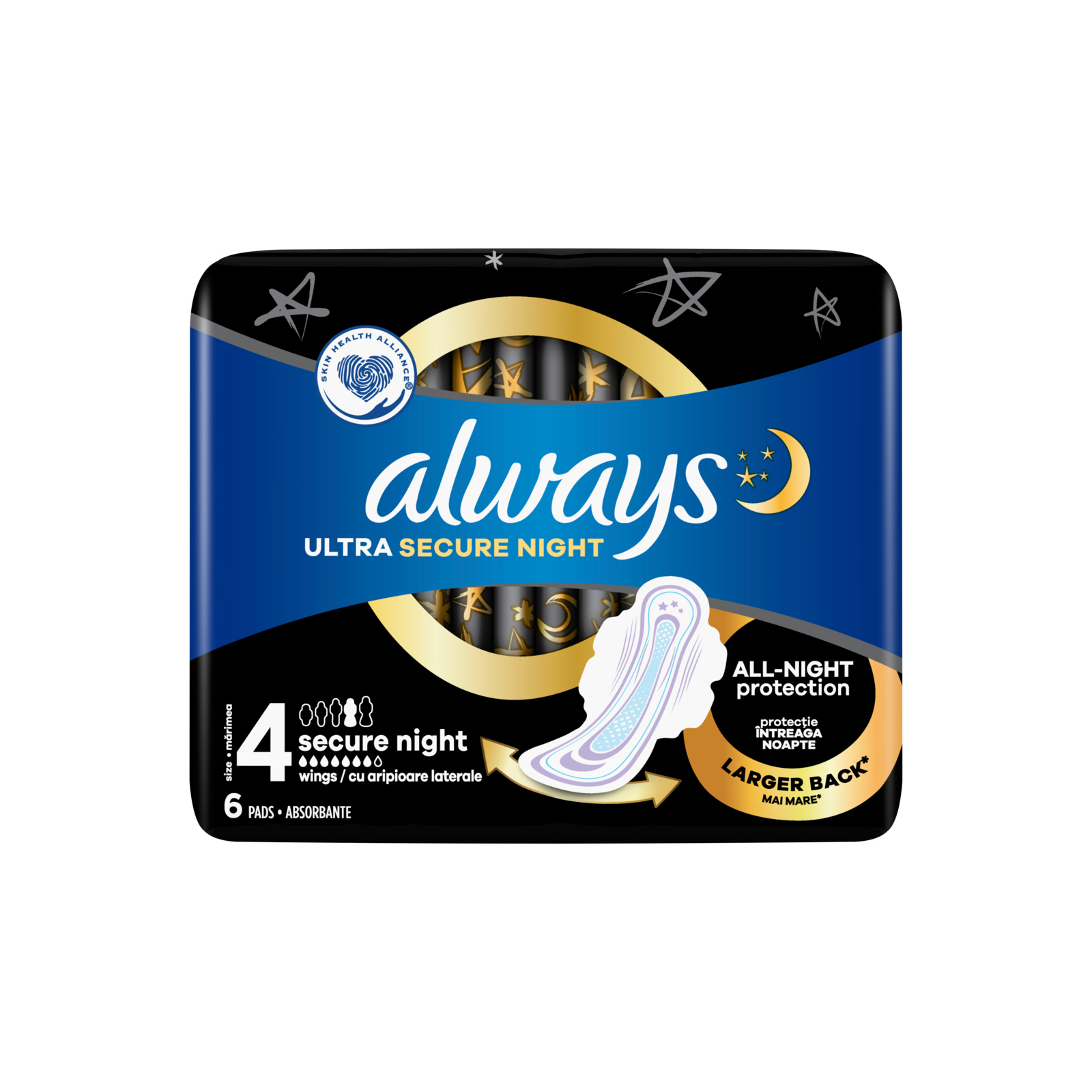 Гігієнічні прокладки Always Ultra Secure Night (Розмір 4) 12 шт. (4015400612469) зображення 2