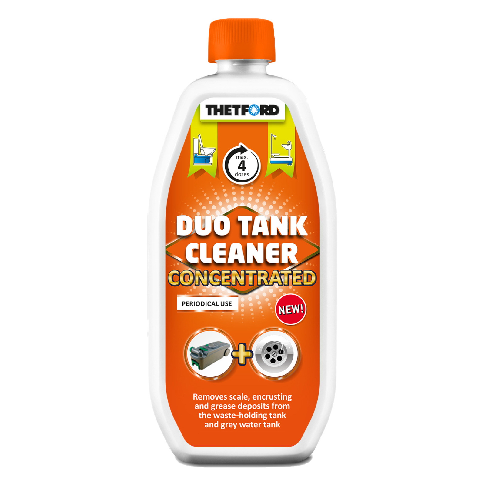 Средство для дезодорации биотуалетов Thetford Duo Tank Cleaner 0,8 л (8710315995473)