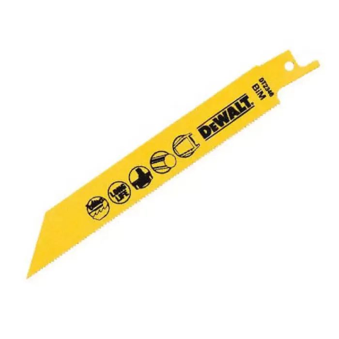 Полотно DeWALT для сабельных пил, по металлу, 152 мм, 18 TPI, 5 шт (DT2346) изображение 2