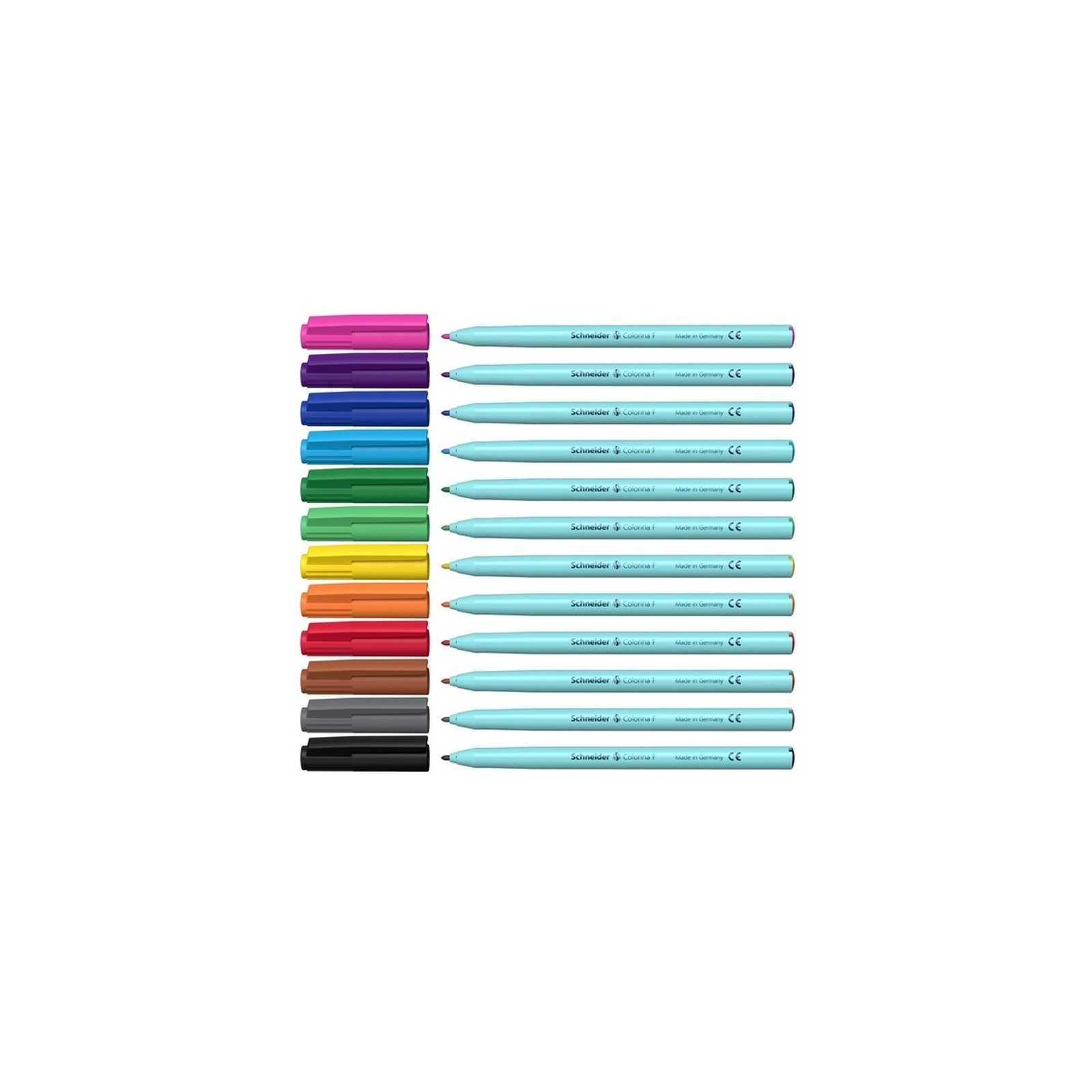 Фломастеры Schneider COLORINA F (линия 1 мм), 12 цветов (S193091) изображение 3