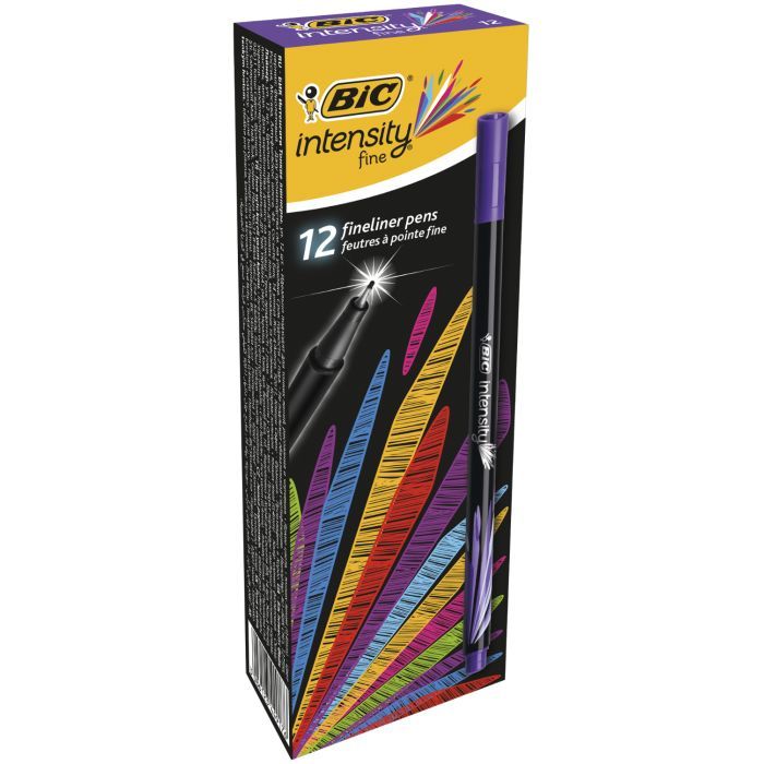 Лайнер Bic Intensity Fine, фиолетовый (bc942066) изображение 2