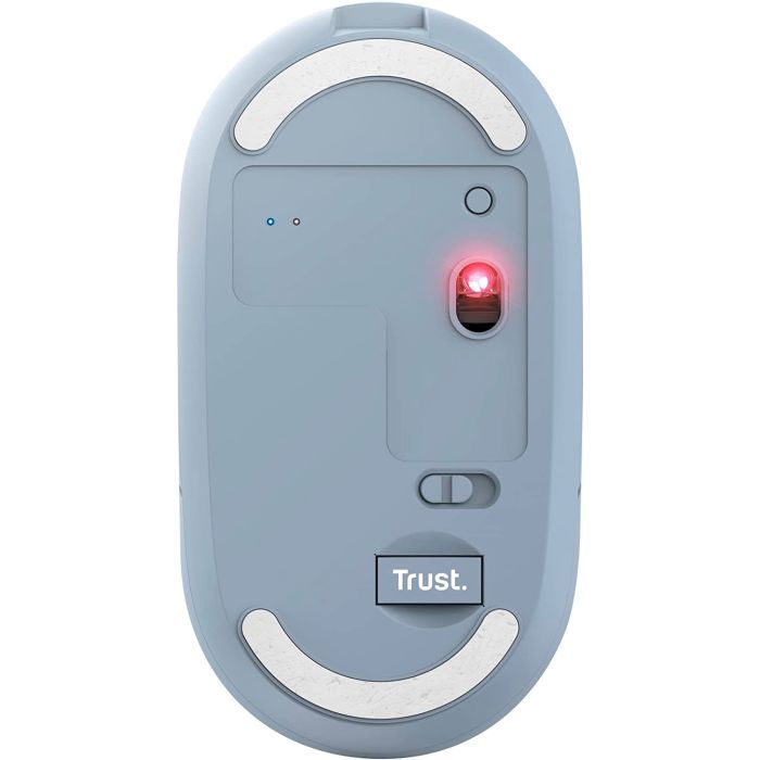 Мишка Trust Puck Wireless/Bluetooth Silent Blue (24126) зображення 3