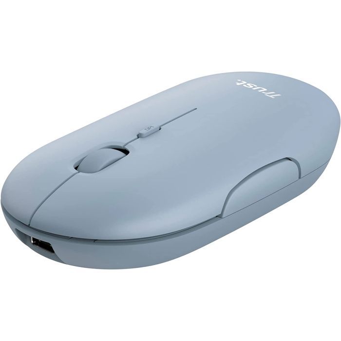 Мишка Trust Puck Wireless/Bluetooth Silent Blue (24126) зображення 4