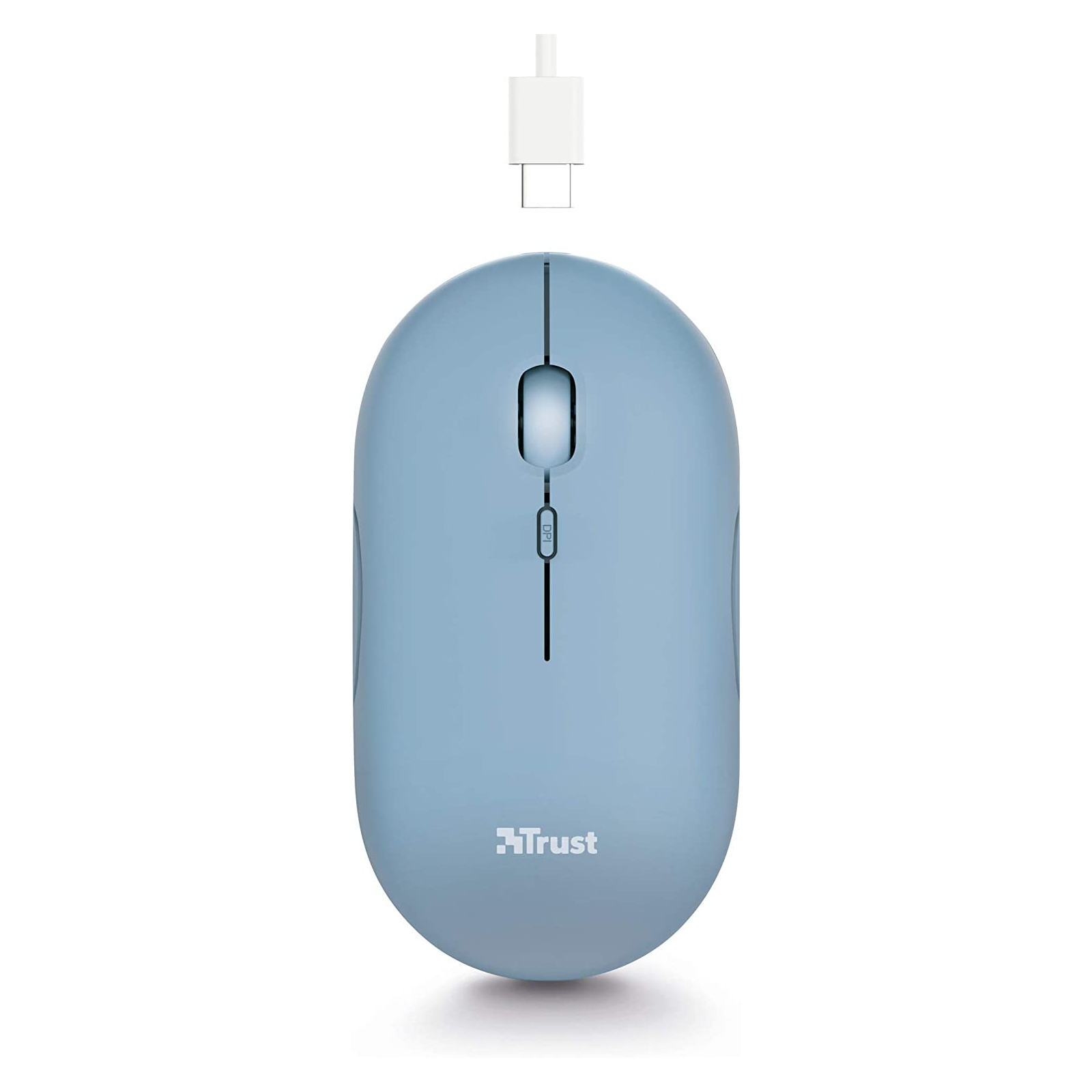 Мышка Trust Puck Wireless/Bluetooth Silent Blue (24126) изображение 6
