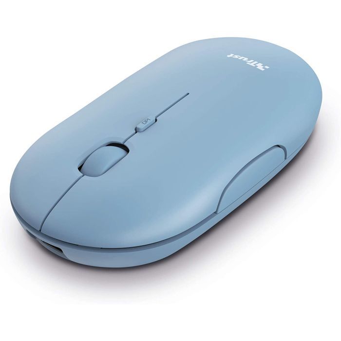 Мишка Trust Puck Wireless/Bluetooth Silent Blue (24126) зображення 7