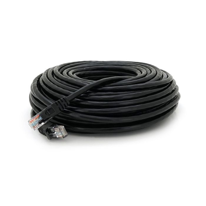 Патч-корд 25м, UTP, Cat.6, RJ45, CU, black Ritar (PCR-CU6/25BL)
