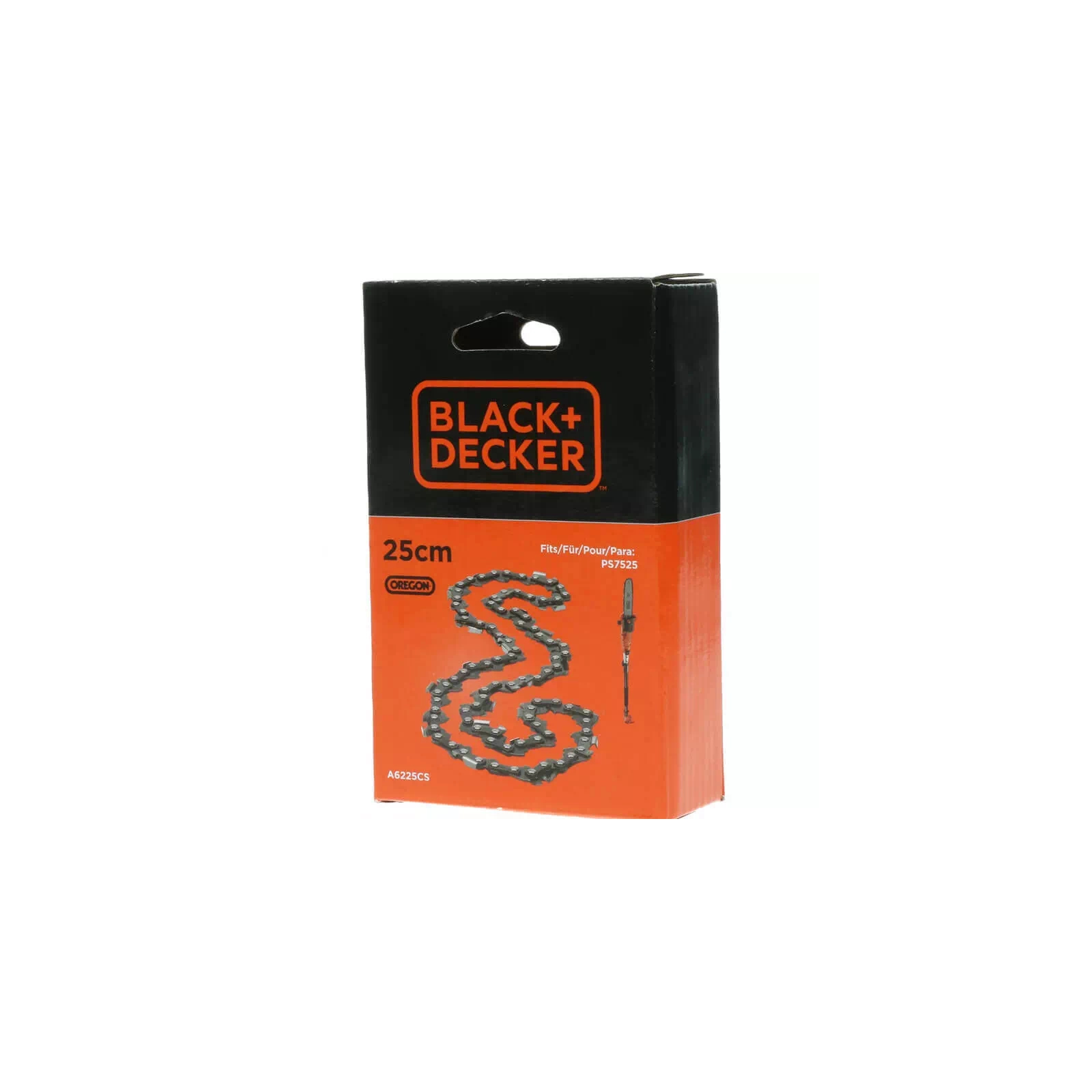 Цепь Black&Decker 3/8", 1.3 мм, 40 звеньев, длина 10"/25 см (A6225CS) изображение 2