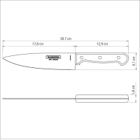 Кухонный нож Tramontina Polywood 178 мм (21131/197) изображение 5