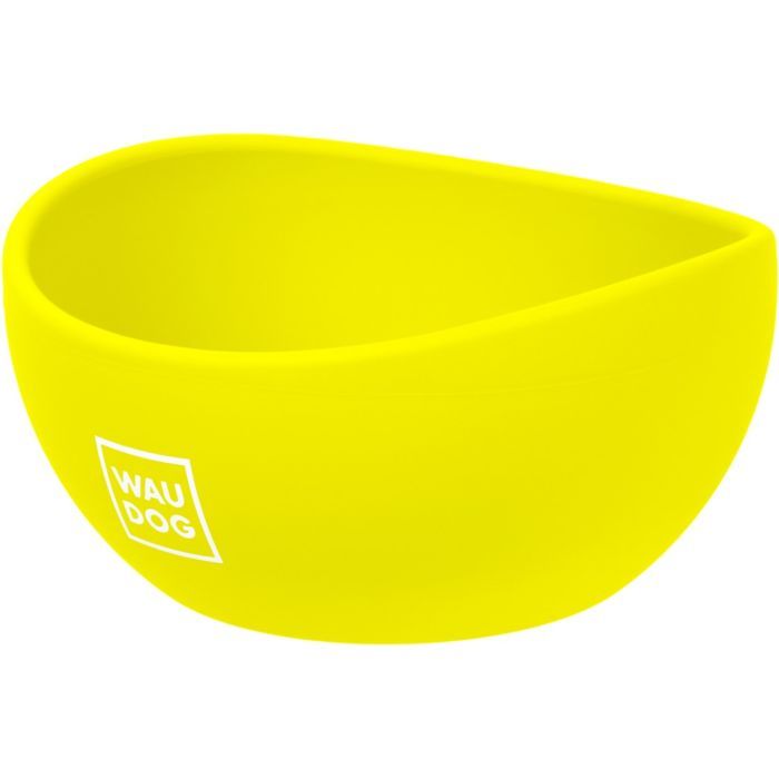 Посуда для кошек WAUDOG Silicone Миска 250 мл желтая (50818) изображение 3
