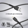 Дата кабель USB 2.0 AM to Lightning 1.0m AR88 2.4A black Armorstandart (ARM60009) изображение 2