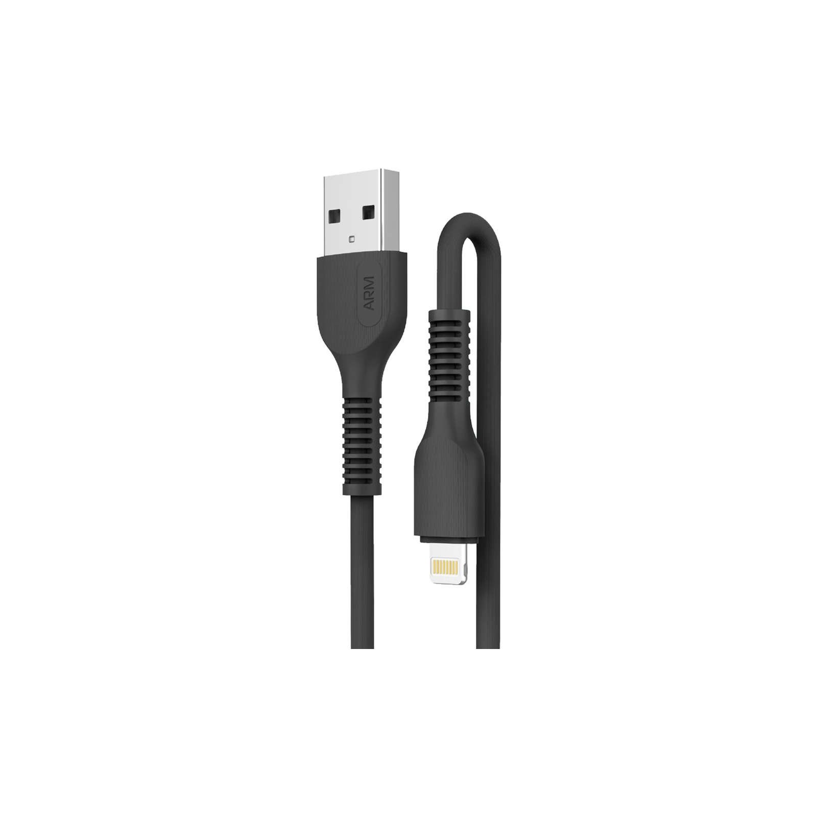 Дата кабель USB 2.0 AM to Lightning 1.0m AR88 2.4A black Armorstandart (ARM60009)
