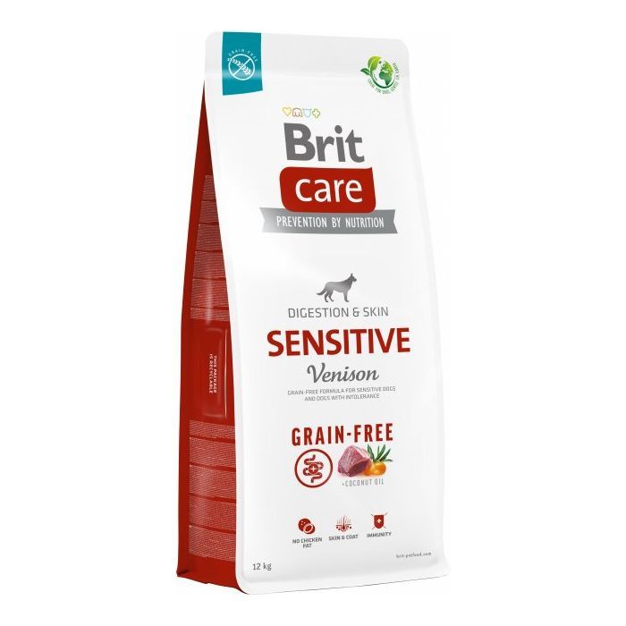 Сухой корм для собак Brit Care Dog Grain-free Sensitive беззерновой с олениной 12 кг (8595602559138)