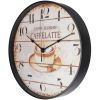 Настенные часы Optima Caffelatte пластиковый, белый (O52109) изображение 2