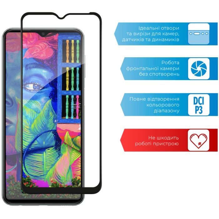 Стекло защитное ACCLAB Full Glue Samsung M33 5G (1283126522567) изображение 5