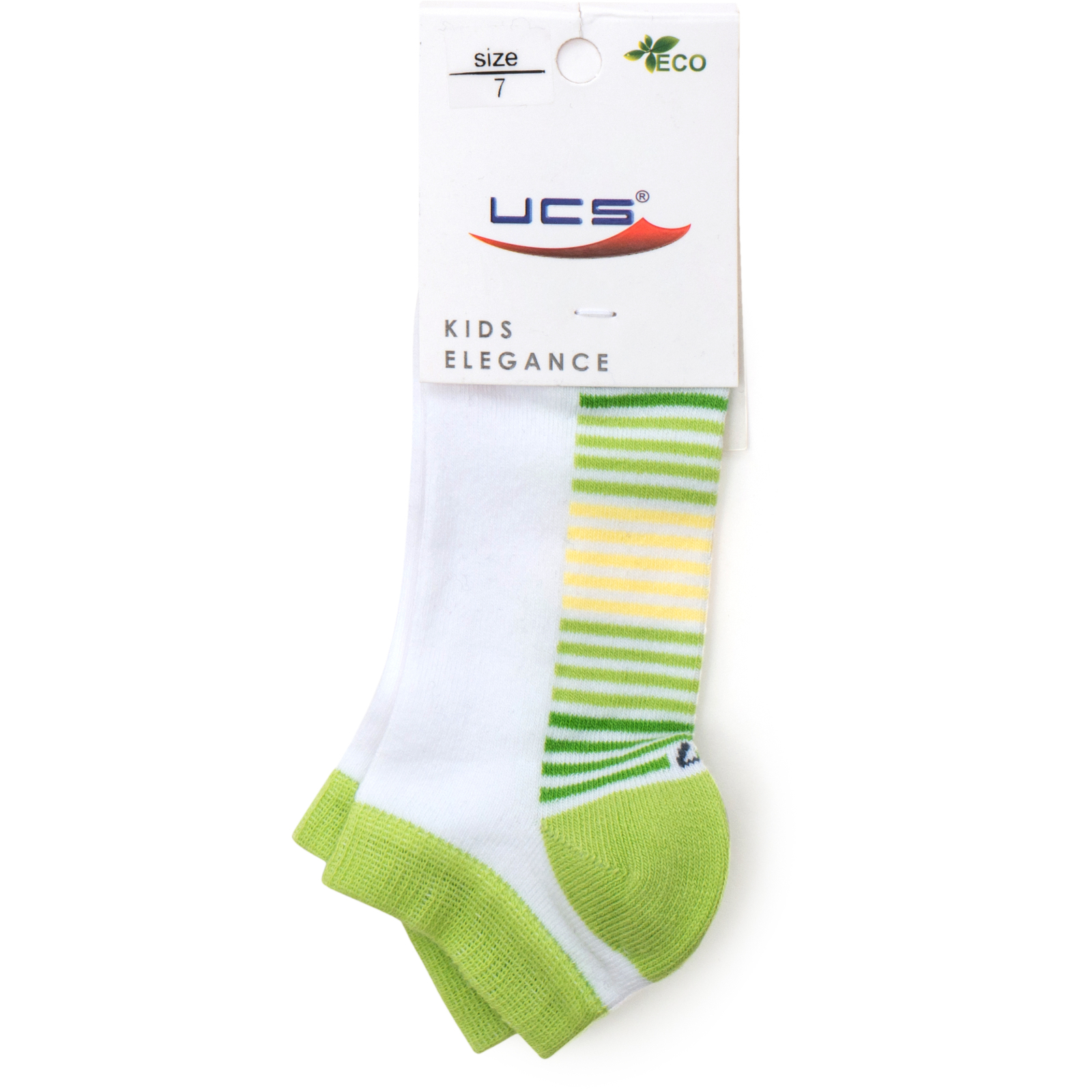 Носки детские UCS Socks в полоску (M0C0201-0089-9G-green)