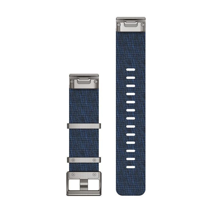 Ремінець до смарт-годинника Garmin MARQ, QuickFit 22m, Jacquard Weave Nylon Strap, Indigo (010-12738-02) зображення 2