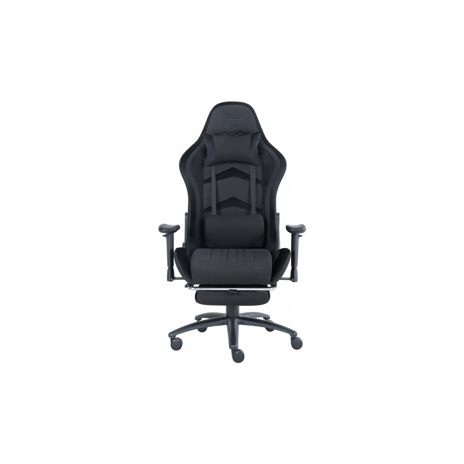 Кресло игровое GT Racer X-2534-F Gray/Black Suede (X-2534-F Fabric Gray/Black Suede) изображение 2