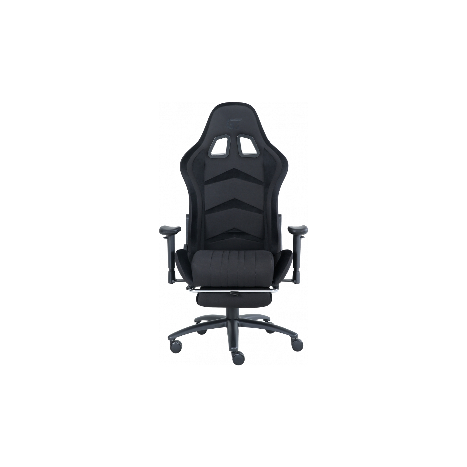 Кресло игровое GT Racer X-2534-F Gray/Black Suede (X-2534-F Fabric Gray/Black Suede) изображение 3