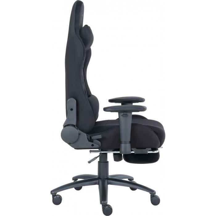 Крісло ігрове GT Racer X-2534-F Gray/Black Suede (X-2534-F Fabric Gray/Black Suede) зображення 4