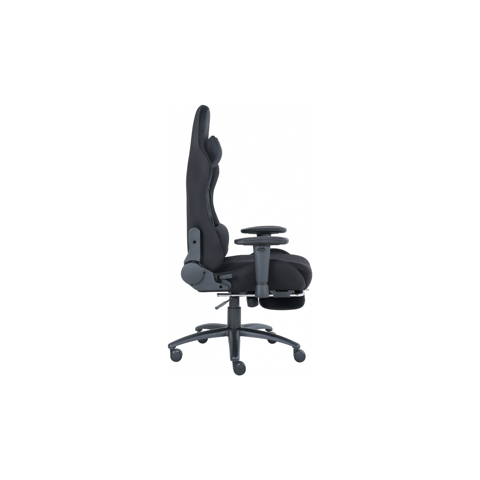 Крісло ігрове GT Racer X-2534-F Gray/Black Suede (X-2534-F Fabric Gray/Black Suede) зображення 4