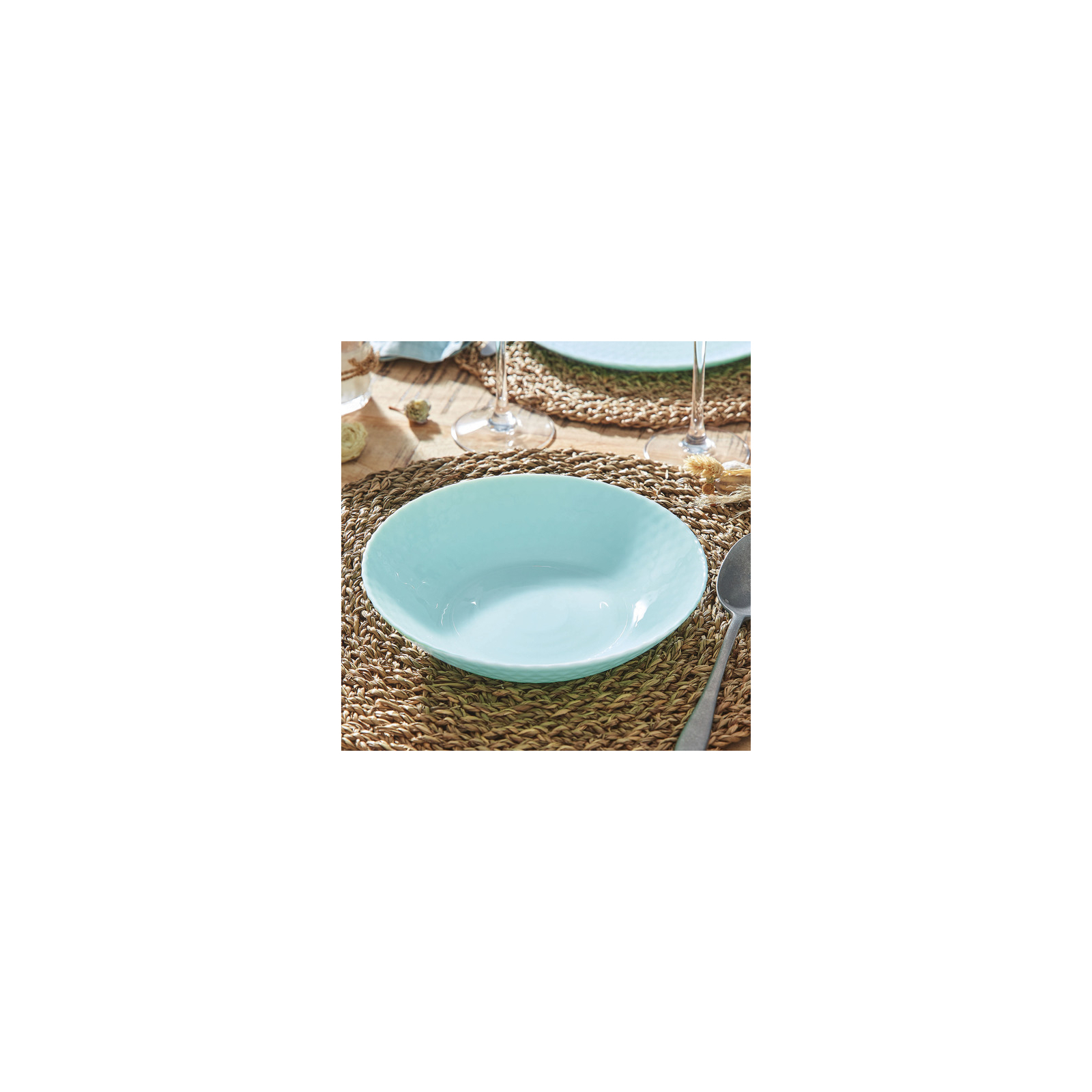 Тарілка Luminarc Pampille Light Turquoise 20 см супова (Q4650) зображення 4