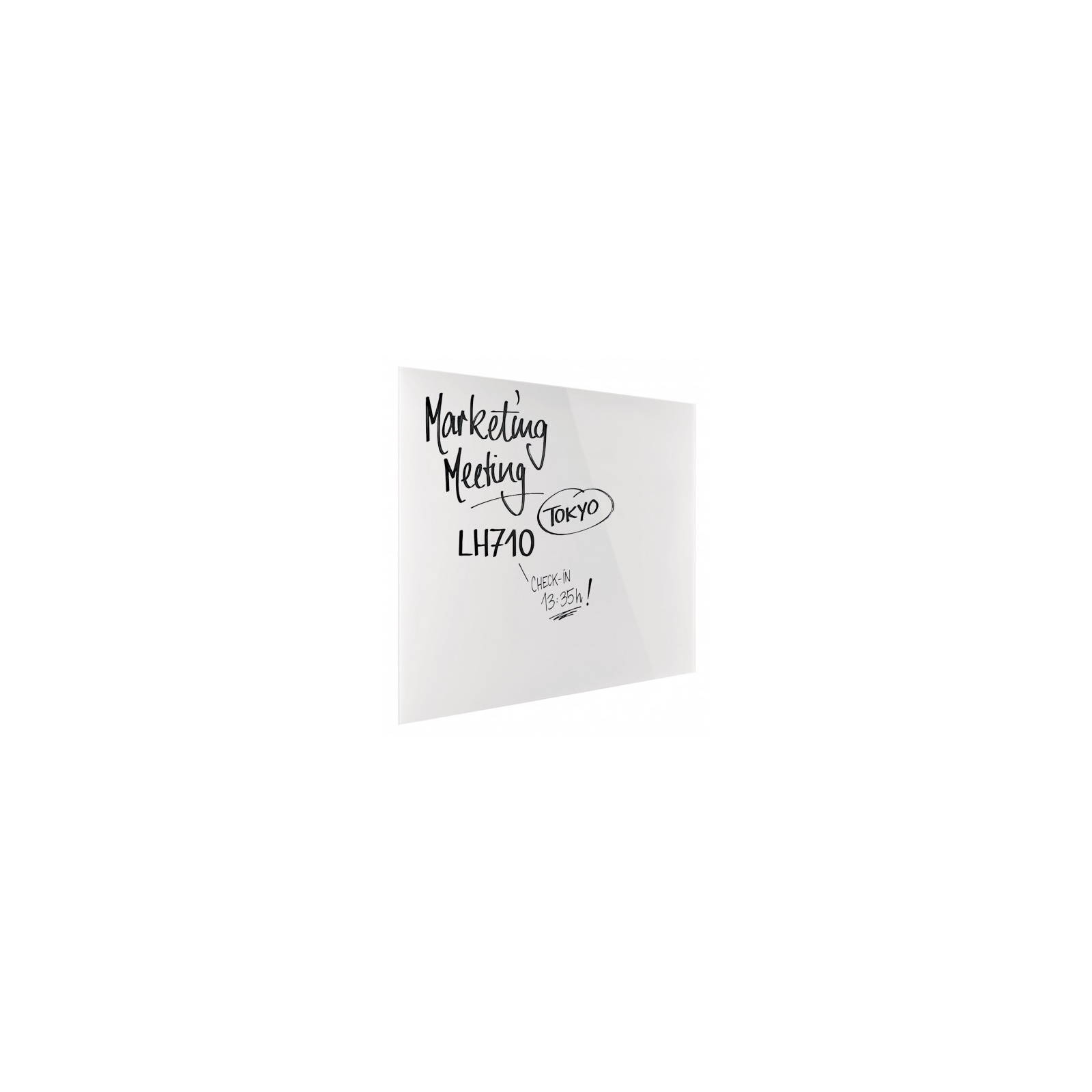 Офисная доска Magnetoplan стеклянная магнитно-маркерная 1200x900 белая Glassboard-White (13404000) изображение 6