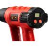 Строительный фен GTM HG2000EM, 2000Вт, 80-600С, 300/500л/мин, LCD-дисплей (HG2000EM) изображение 4