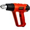 Строительный фен GTM HG2000EM, 2000Вт, 80-600С, 300/500л/мин, LCD-дисплей (HG2000EM)