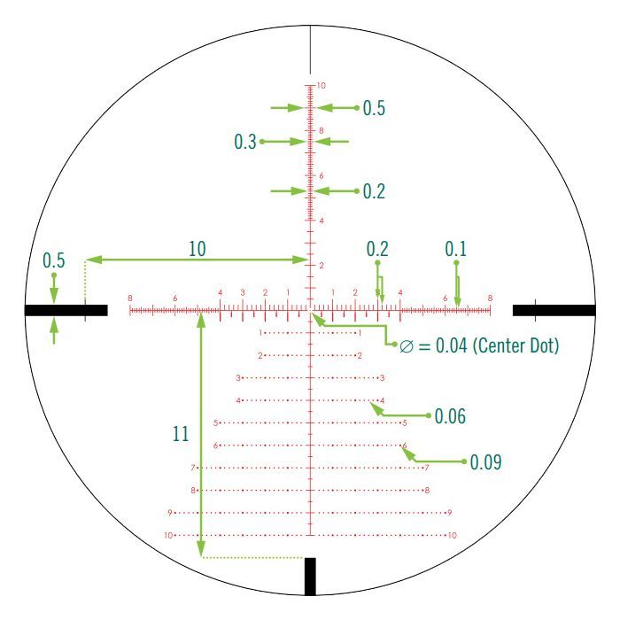 Оптический прицел Vortex Strike Eagle 3-18x44 FFP сітка EBR-7C c підсвічуванням (SE-31802) изображение 6