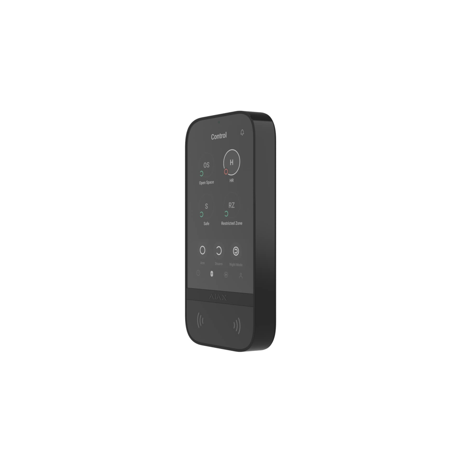 Клавиатура к охранной системе Ajax KeyPad TouchScreen black изображение 14